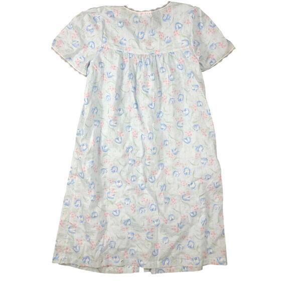 Vintage Fundamentals Lightweight Button Down Sweet Tulip Nightgown Medium - Picture 3 of 7